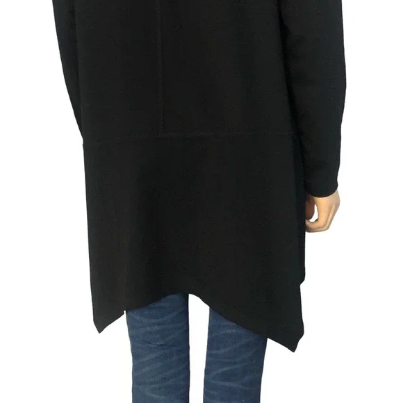 Logo Lounge Lori Goldstein Hoodie Jacket Zip Up Handkerchief Hem - Picture 5 of 6